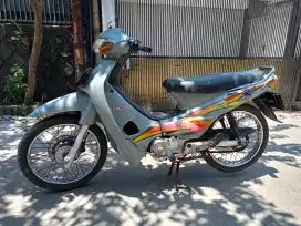 Supra X 2001 Warna asli abu abu