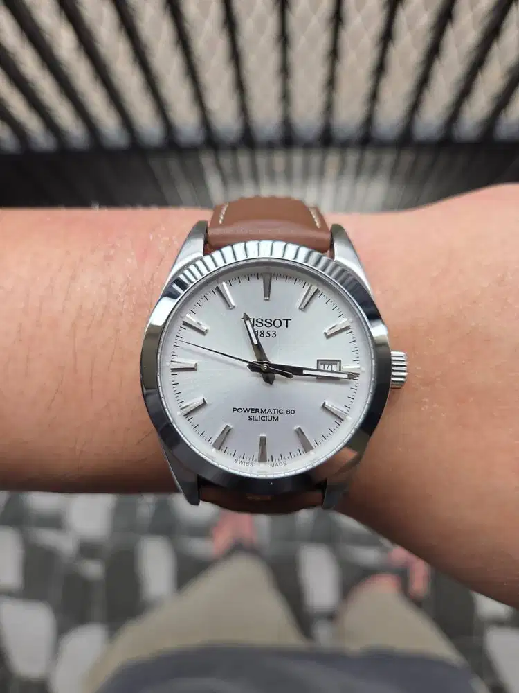 Tissot Gentleman Automatic Powermatic 80 Silicium White Dial