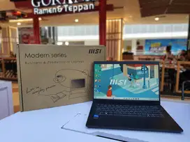 Cicilan Mudah Tanpa CC MSI Modern 14 core i3 Modal KTP