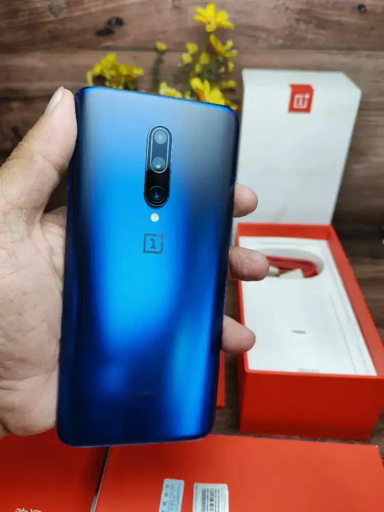 Oneplus 7 pro 8/256 gb blue mulus 98% istimewa fullset original BS tt