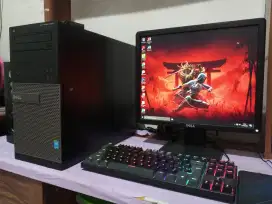 Pc editing dan gaming intel gen4 fullset siap pakai