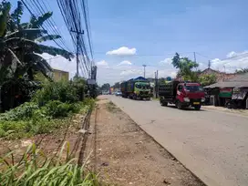 Tanah Komersial di Jalan Raya Gunung Putri Bogor