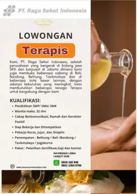 LOWONGAN THERAPIST