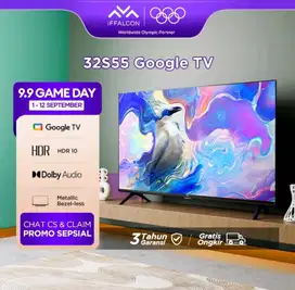 TCL iFFALCON 32 S55 Series Smart Android 14 TV HD Ready Dolby