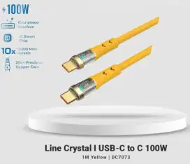 Kabel Data Type-C to Type-C RAPATech Line Crystal I