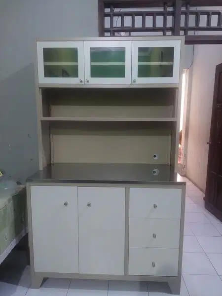 Promo cuci gudang kitchen set full metal