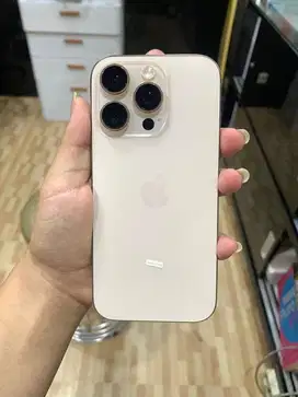 iPhone 16 Pro 256GB Garansi iBox April 2026 Dessert Titanium BH 99%