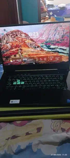 DIJUAL LAPTOP GAMING MERK ASUS TUF Dash F15 FX516PR