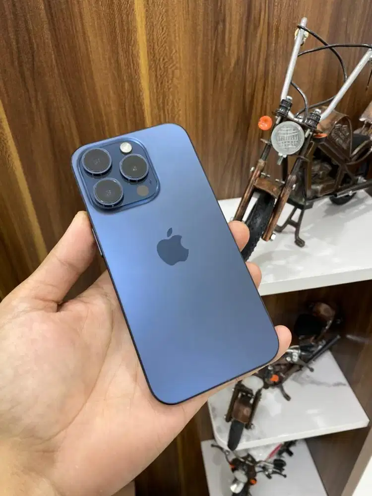 IPhone 15 Pro 128Gb Dual SIM FISIK NANO Mulus Fullset All Operator