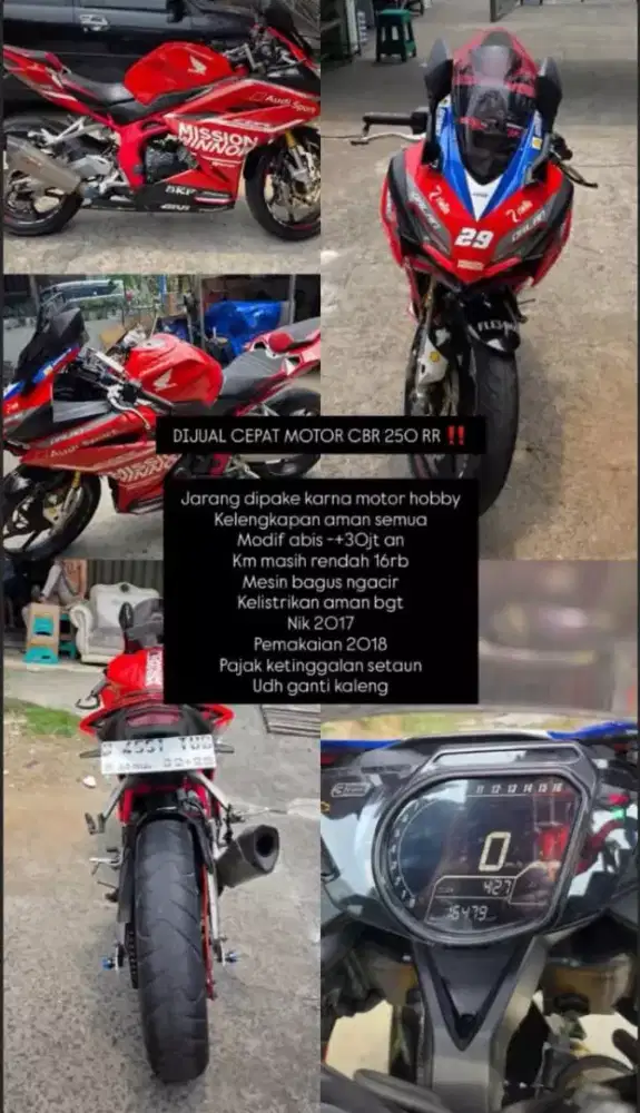 Motor CBR 250RR