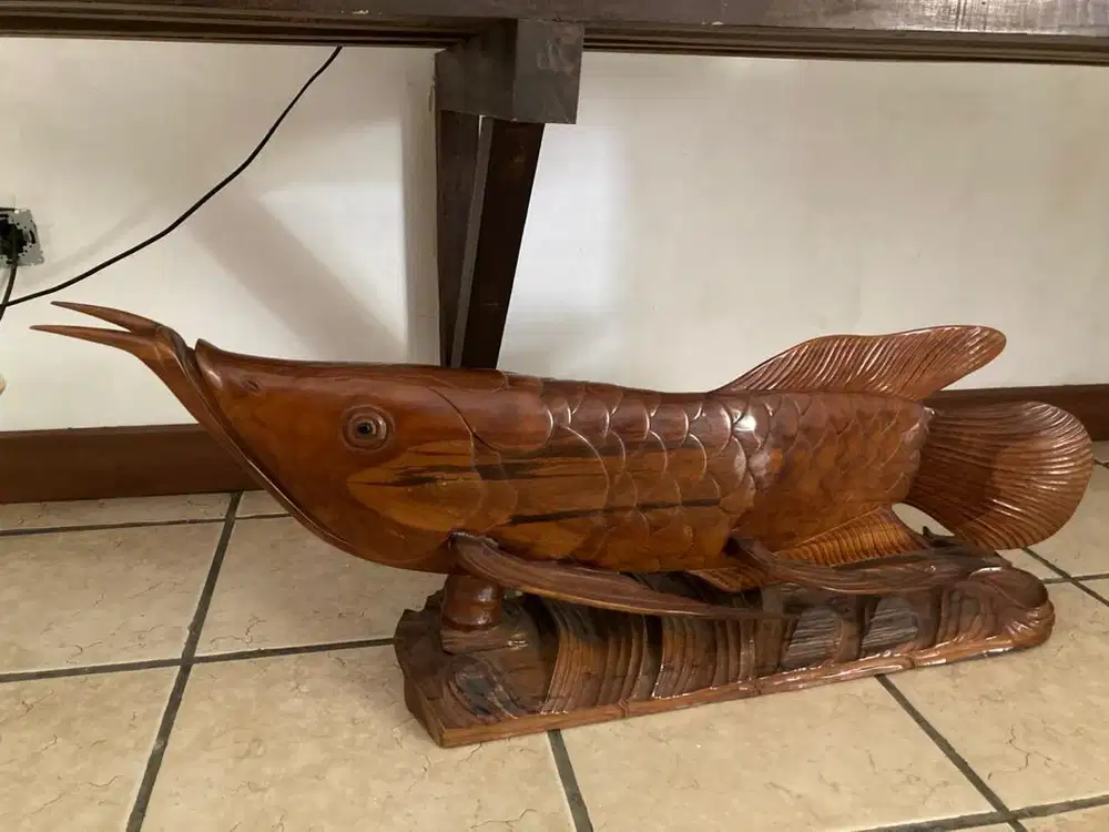 Patung Ikan Arwana/pajangan