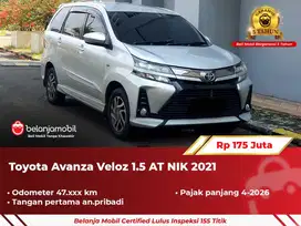 [ GARANSI 5TH ] Toyota Avanza Veloz 1.5 AT Silver 2021/2022