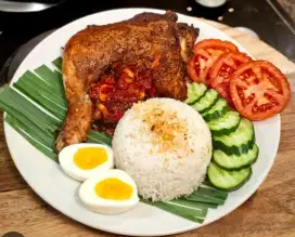 Nasi putih,nasi liwet