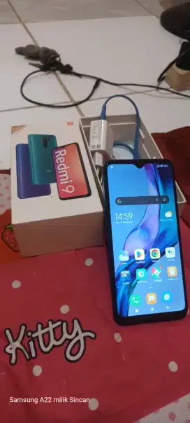 redmi 9 ori full set