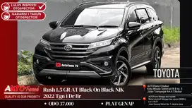 ODO 37RB Toyota Rush 1.5 GR AT Black On Black 2022