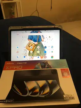 Tablet Infinix xpad 4G cellular upto 8GB/128GB titan gold+spen+softcas