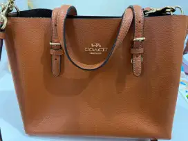 Coach leather bag mollie 25 in sunset , original 100%