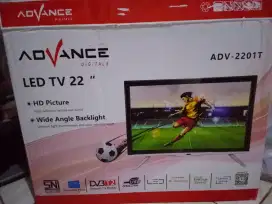 Tv Advance 2201T 22inch+ Antena luar dalam + Set op box