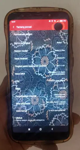 redmi 5 plus 3/32 apa adanya