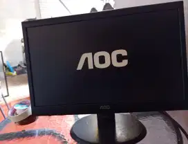 Lcd monitor layar 19 inch wide