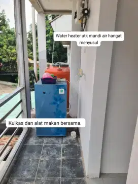 Untuk cw,ac,tv android,km dalam,furnish,free (listrik,minum, wifi)