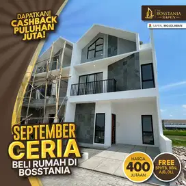 Bebas Pajak & Notaris! Promo Rumah Skandinavian di Bosstania Sapen