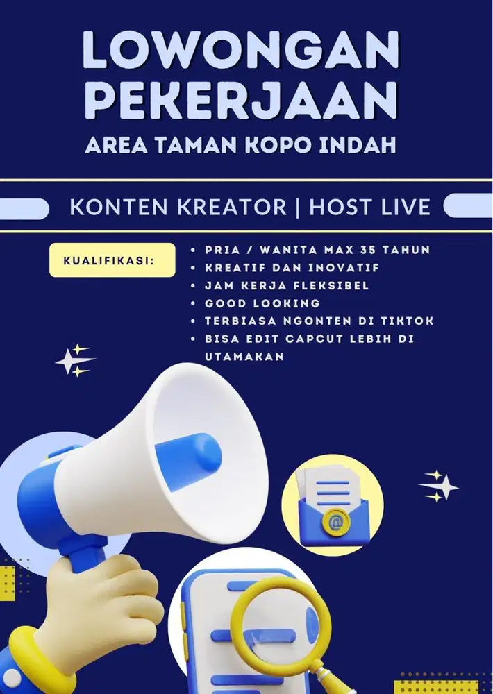 Conten Creator & Host Live