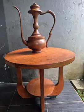 DIJUAL MEJA PAJANGAN DAN TEKO GUCI KAYU