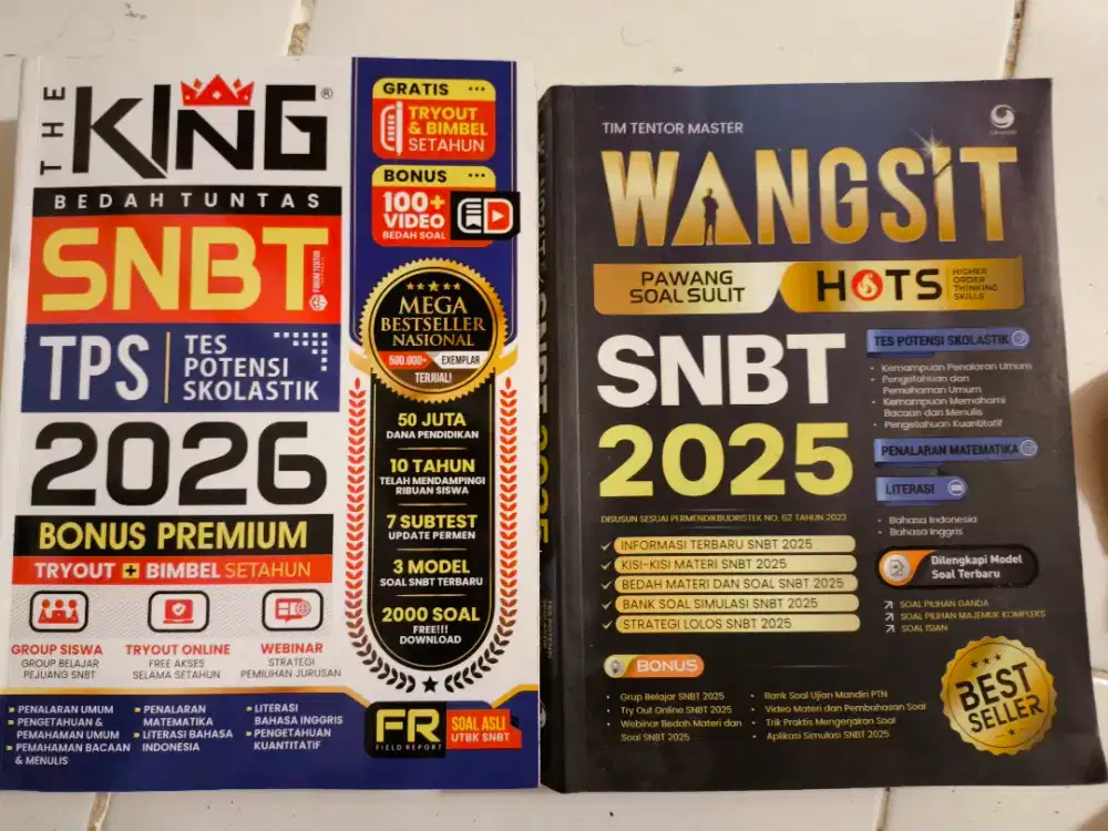 BUKU UTBK THE KING DAN WANGSIT 2025 DAN 2026