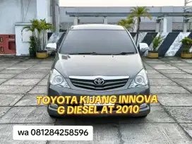 TOYOTA KIJANG INNOVA G DIESEL AT 2010/KM190RB/PAJAK 7-2026