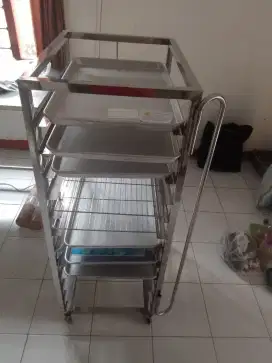 Trolly Loyang Kue Kering Rak