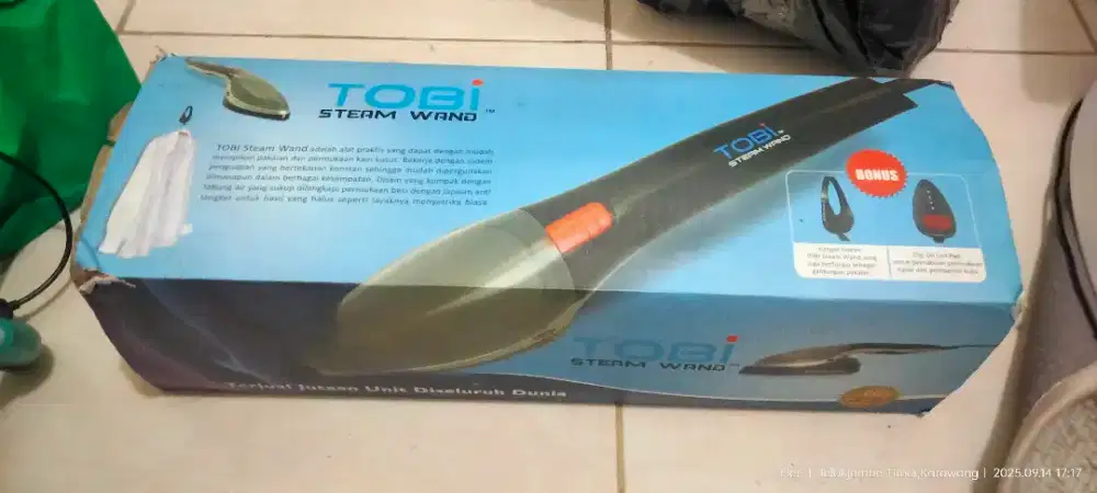 Seterika uap tobi steam wand