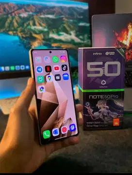 Infinix Note 50 Pro 8+256GB BARU BNOB Garansi 2 Tahun Aktif