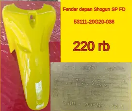Spakbor Shogun SP FD aura yellow Original 53111-20G20-038