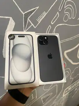 bisa tt iPhone 15 128Gb ibox black full ori garansi on