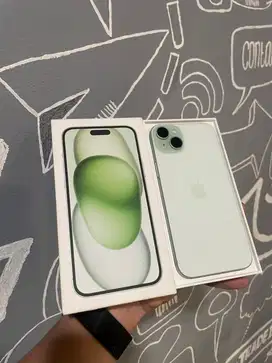 bisa tt iPhone 15 plus 128Gb Gree Ibox full ori garansi on