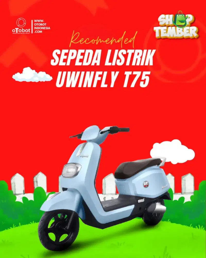 Sepeda Listrik Uwinfly T75 BARU