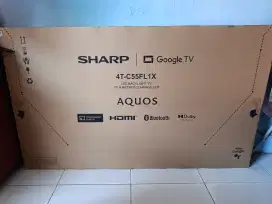 Sharp Tv 55inch Google 4K UHD HDR Dolby Vision Atmos 4T-C55FL1X