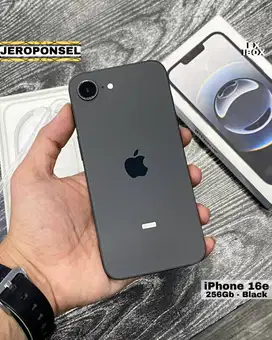 IPHONE 16e 256GB BLACK IBOX LIKE A NEW BH 100 CC 17 FULL SET ORIGINAL