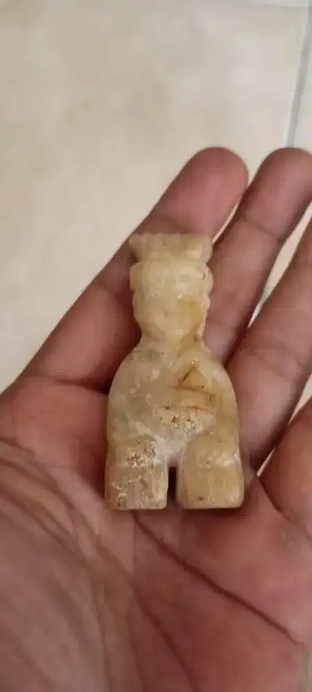 Antik !!! Liontin Giok Ukir Natural Hand Carve Jade