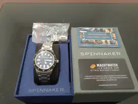 Jam tangan automatic spinnaker cahil 5075 mid size/ bukan seiko, omega