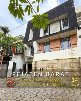 DIJUAL RUMAH DAN KOST'AN INVENTARIS STRATEGIS DI PEJATEN JAKARTA