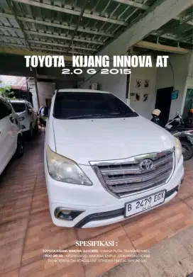 Innova 2015 G Matic