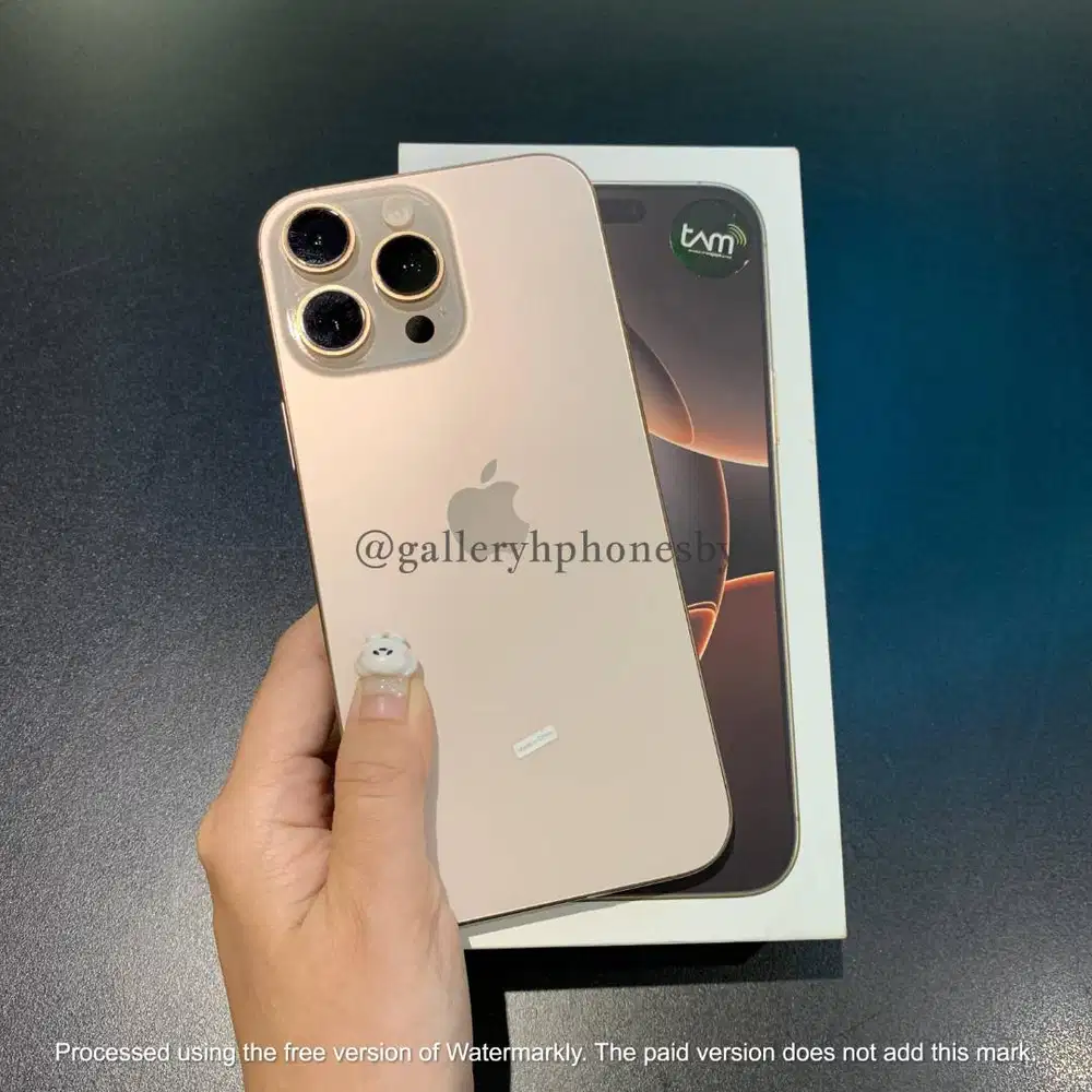 APPLE IPHONE 16 PRO MAX 256 DESSERT IBOX BH 100% #GPS