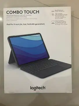 Nego BNIB Logitech Combo Touch Ipad Pro (Keyboard dan Case)