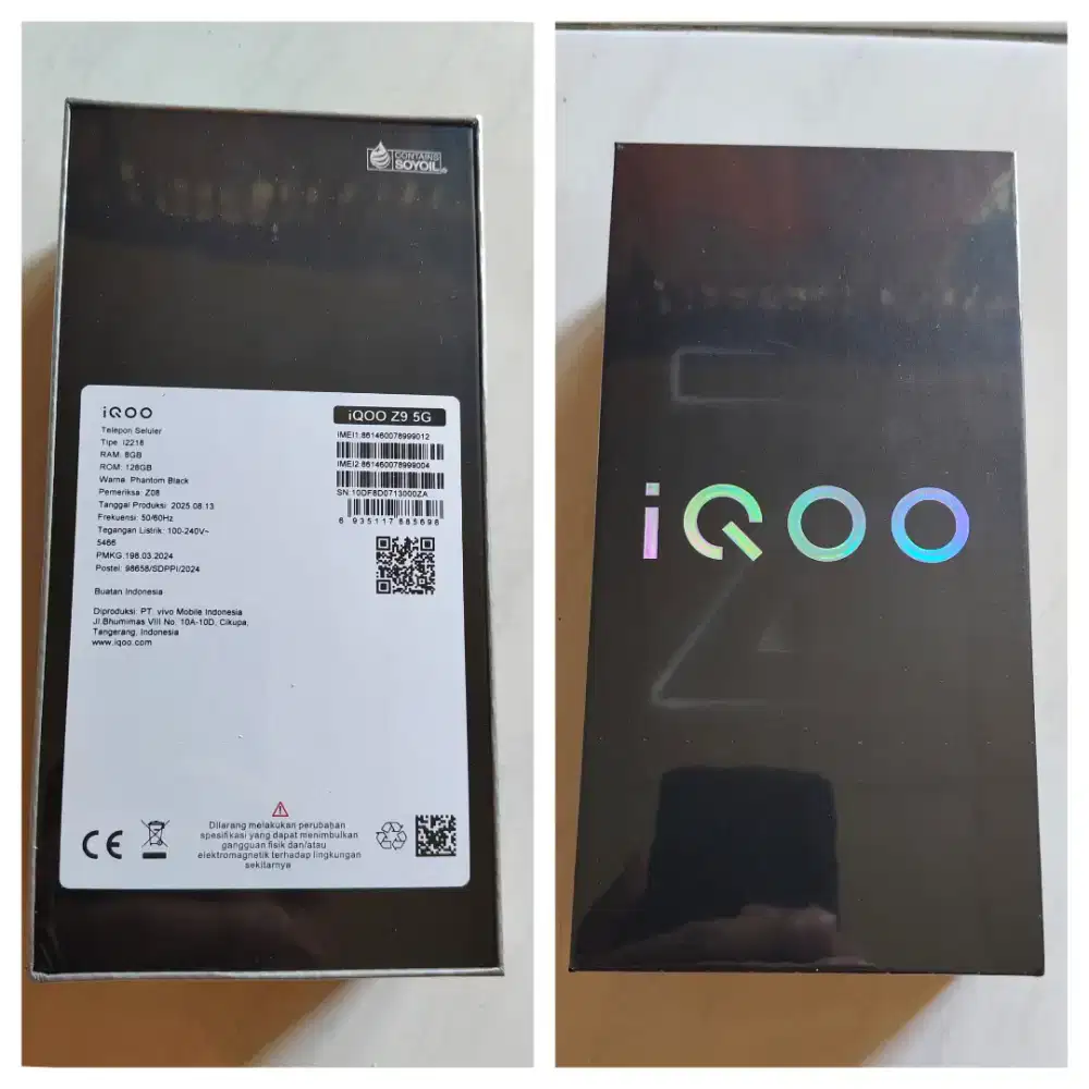 Iqoo z9 8/128 garansi resmi BNIB