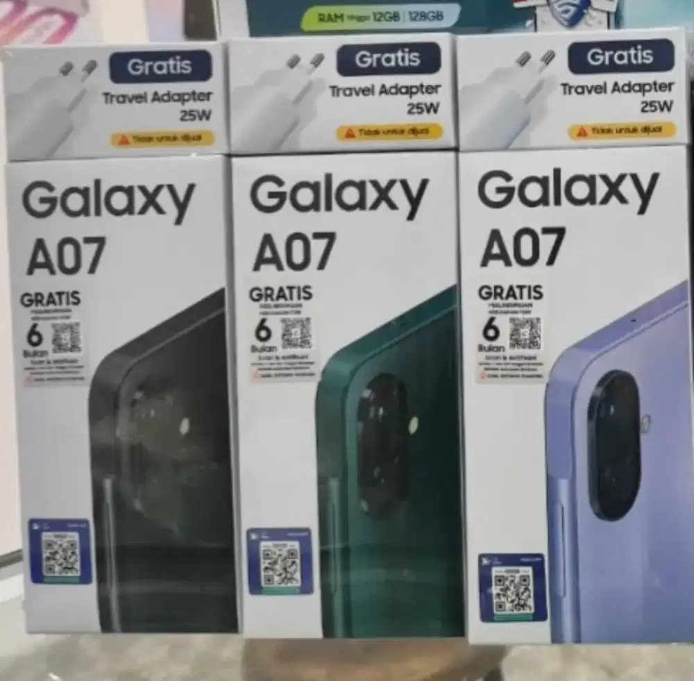 Samsung Galaxy A07 4/64 - 4/128 - 6/128 - 8/256 BNIB Grs Resmi SEIN