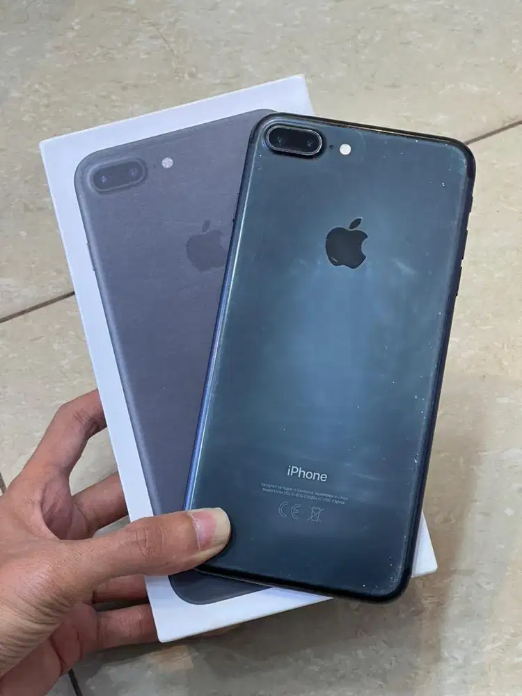 IPHONE 7 PLUS 128GB BLACK MATTE IBOX GARANSI RESMI
