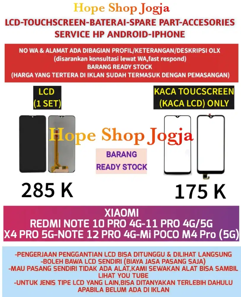 Touchscreen/Baterai-LCD Xiaomi -Mi POCO M4 Pro (5G)