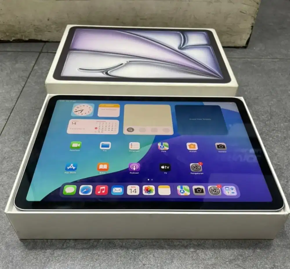 Ipad AIR 6 ( M2 ) 11inch 128GB wiffi iBox
Fullset
Minus pemakaian
